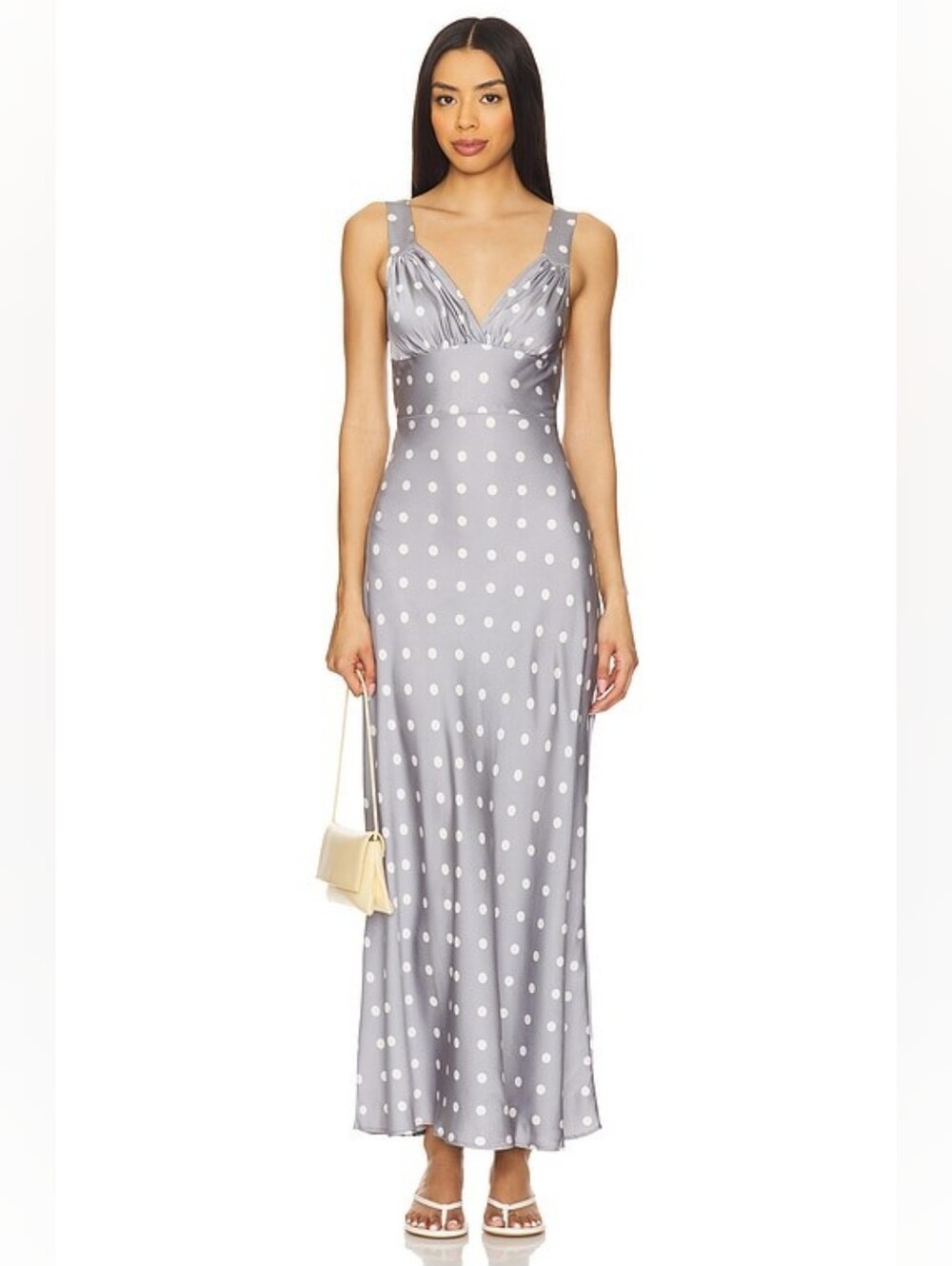 WeWoreWhat's Ruched Cup Slip Maxi Dress